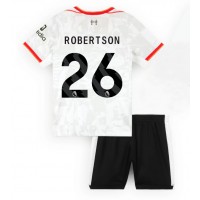 Maglia Calcio Liverpool Andrew Robertson #26 Terza Divisa Bambino 2024-25 Manica Corta (+ pantaloncini)